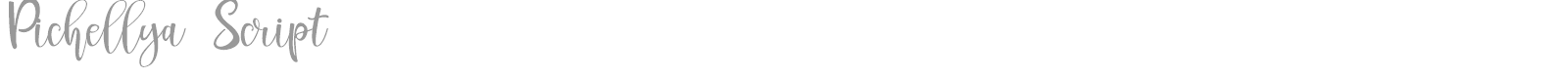 Pichellya Script font preview